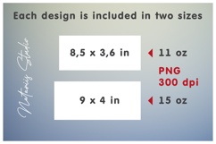 3 Bright Christmas Mug Designs - 11oz-15oz Bottom Mug. Product Image 8