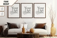 Wooden Frame Smart Mockup PSD &amp; JPG Template Graphic Product Image 1