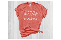 Bella Canvas 3001 Tshirt Mock-up BUNDLE ALL HEATHERS Product Image 14