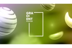 Fluid Background Liquid Abstract Vector. Beautiful Placard. Product Image 1
