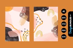 Abstract Watercolor Shapes Covers Product Image 1