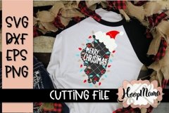 Illinois Merry Christmas - SVG Cutting File Product Image 1