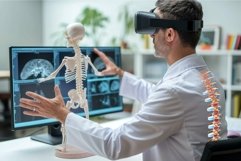 Back pain augmented reality. Generate AI Product Image 1