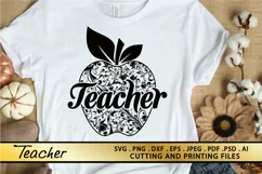Teacher SVG PNG EPS DXF Files for Cutting and Printing Product Image 4