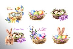 Happy Easter. Watercolor collection Product Image 18