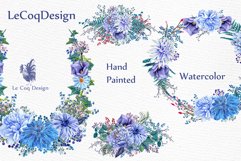 Watercolor wedding wreaths clipart Product Image 3