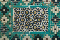 Asian old ceramic mosaic Product Image 1