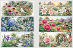 Mug blooming garden cat sublimation Product Image 2