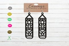 Earrings SVG,earrings template earrings cut file, earrings Product Image 1