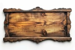 Vintage Wooden Nameplate Signboard Product Image 1