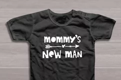 Mommy's new man svg, kids shirt svg Product Image 2