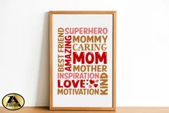 Mom Subway Art SVG Mothers Day SVG Mom Life SVG for Cricut Product Image 2