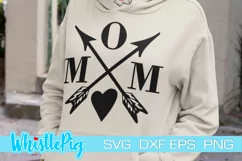 Mom Arrows Svg Mom Svg Mom Crossed Arrows Svg Mama Svg Mom Product Image 1