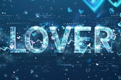 LOVER Background Wallpaper Product Image 1