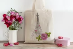 Love in Paris Design | Eiffel Tower Print | Valentines Day Product Image 2