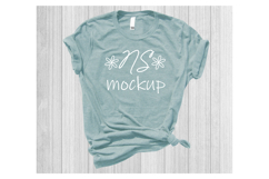 Bella Canvas 3001 Tshirt Mock-up BUNDLE ALL HEATHERS Product Image 6