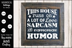 This House Runs On-Version 2 SVG Product Image 1
