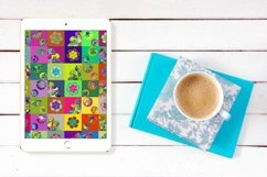 Patchwork background vector EPS Product Image 3