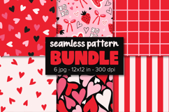 Valentines Bundle Love Digital Papers Product Image 1
