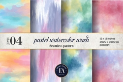 Pastel Watercolor Wash | Soft Abstract Texture Product Image 1