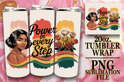 ENCHANTED GIFT 20oz TUMBLER WRAP, Juneteenth Product Image 1