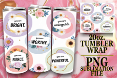 LUMINOUS ADVENTURES 20oz TUMBLER WRAP, Quote Product Image 1