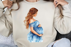 Mothers Day Pregnant Sublimation PNG Product Image 1