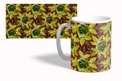 Evening Garden -2 Mug Wrap Sublimation Design 15 oz Product Image 3