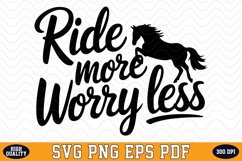 Gallop into Happiness SVG Design | SVG Cut files Product Image 1