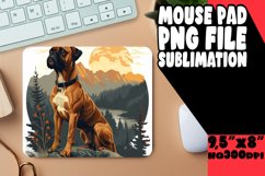 Adventure Seeker Dog Mouse Pad Sublimation Product Image 1