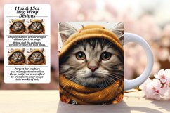 Amusing Cat Lover Mug Wrap - 11oz/15oz Product Image 1