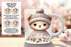 Magical 15oz Mug Wrap Png Artwork , Cute Animals Product Image 1