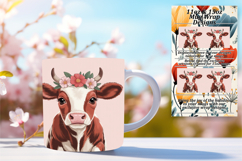 SLEEK 11oz PNG Mug Wrap Artwork , Valenines Animals Product Image 1