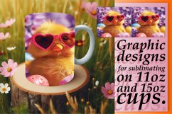 Springtime Spectacular: 3D Mug Wrap Sublimation - Easter Product Image 1