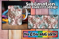 Abstract Energy 3D Mug Wrap, 11oz 15oz Sublimation Product Image 1