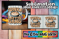 Cheerful days 11oz 15oz mug wrap, Retro Food Product Image 1