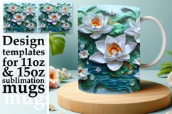 Enchanting Dreamy Vibrant Spring Flower 3D Design 11oz 15oz Product Image 1