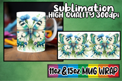 Vibrant souls sublimation print wrap, Butterfly Product Image 1