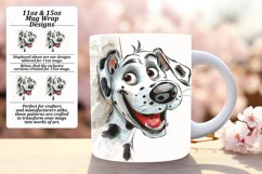 Puppy Whimsy Sublimation Mug - 11oz/15oz Product Image 1