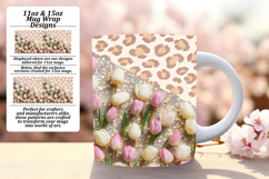 Graceful 11oz Mug Wrap Png Template , Leopard Print Product Image 1