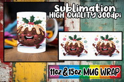 Bright love 11oz 15oz sublimation wrap, Cute Christmas Product Image 1