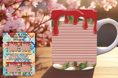Lovely 11oz Mug Wrap Png Artwork , Christmas Product Image 1