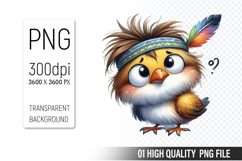 Cute Chicken, Animal Sublimation Clipart PNG Product Image 1