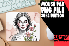 Radiant Desk Mat Sublimation, Beauty Woman Product Image 1