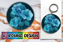 Blossom Bonanza Sublimation - Keychain &amp; Car Coaster Product Image 1