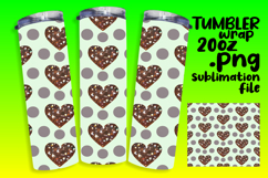 Sublimation Designs for 20oz Tumblers , Heart Product Image 1