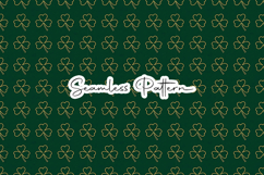 Lucky Hat Clover Seamless Patterns - Leprechaun &amp; Clovers Product Image 7
