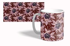 Evening Garden -2 Mug Wrap Sublimation Design 15 oz Product Image 4