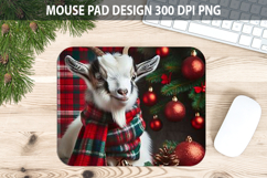 Christmas Cute Goat Pad Sublimation - Animal PNG Design Product Image 1