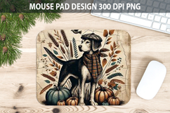 Dog Mouse pad Sublimation - Thanksgiving PNG Design Product Image 1